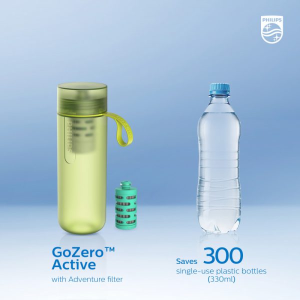 Botella Outdoor GO ZERO De 600 Ml PHILIPS